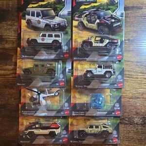 Jurassic World Adventure Vehicle Set - Set Of 8